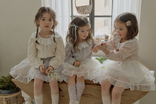 ラスト1 gray9【即納】<flo>  Sasha bloomer skirt