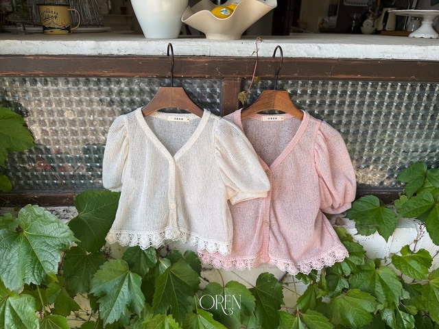【6/11〆予約】<OREN> Chacha linen cardigan