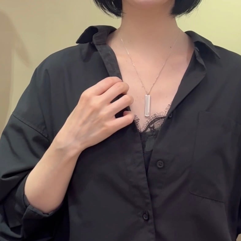 TIFFANY&CO.】2640 ティファニー T&CO ナローバー ネックレス SV925