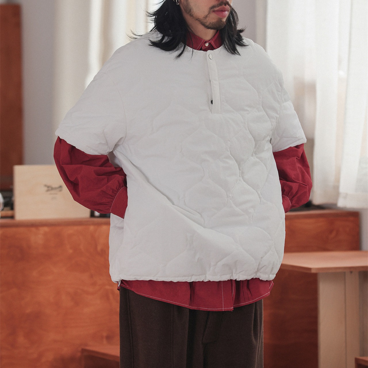 ショートスリーブ・サーモキルトプルオーバー K5526 - 4