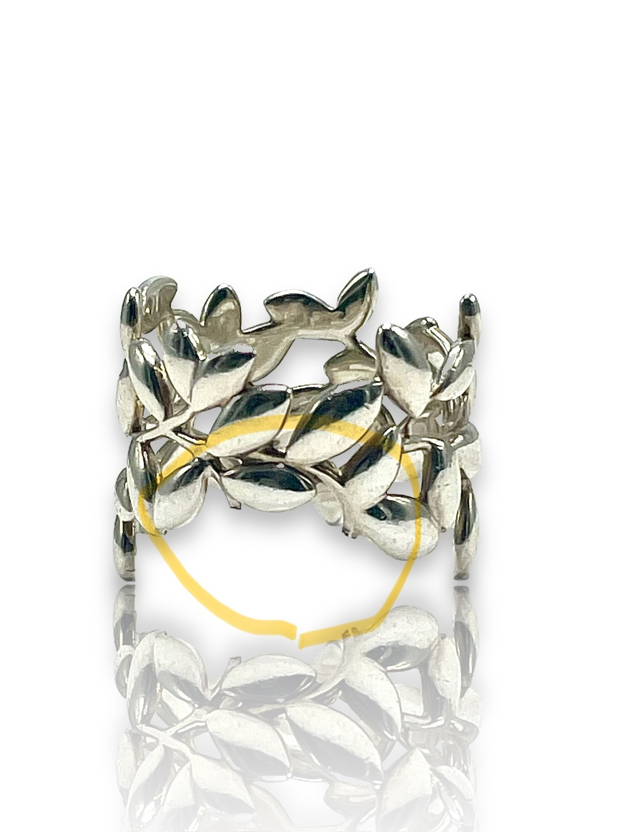 Tiffany&Co. パロマピカソ オリーブリーフ リング SV925　破損あり