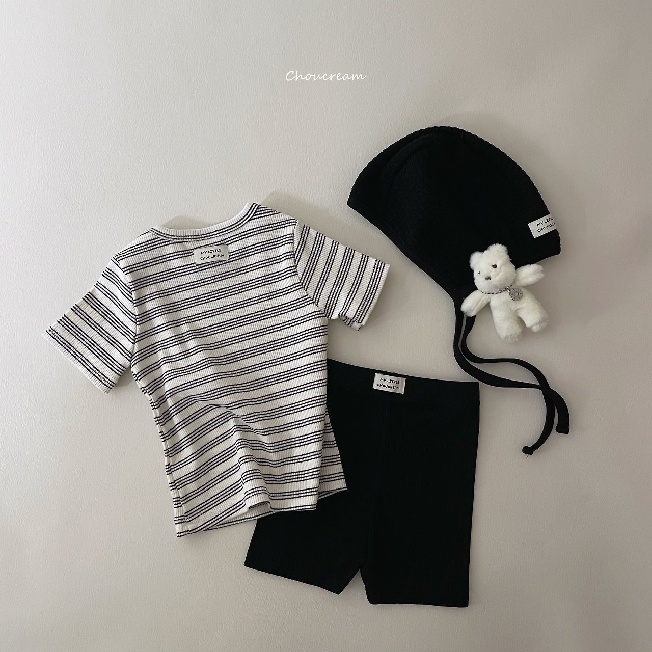 [choucream] Slim striped tee / [슈크림] 슬림단가라티