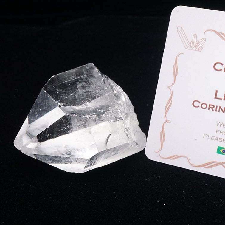 レムリアンシード 水晶 原石 ブラジル ミナスジェライス州 コリント産 証明書付属 一点物 271-681