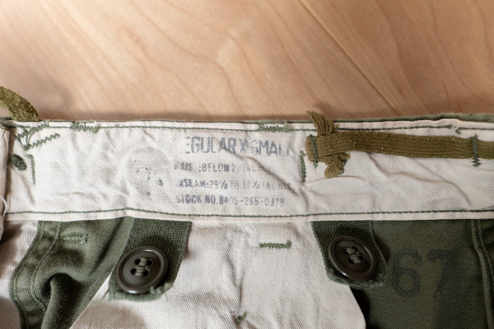 XS RU.S.Army M Field Trousers "Used" アメリカ軍 M カーゴ