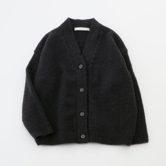 evam eva(エヴァムエヴァ)Vネック 「renew-wool」 カーディガン
