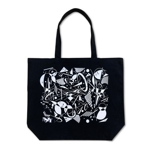 Hand Printed Silk Screen Tote Bag