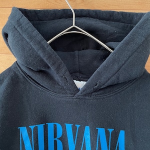 【GILDAN】Nirvana Nevdrmind プリント スウェット バンド パーカー フーディ ニルヴァーナ US古着 アメリカ古着