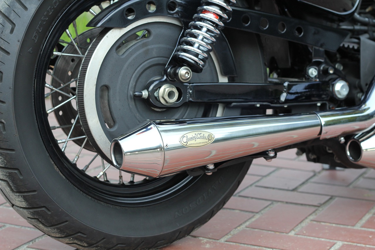 SHAKERS(Slip-on)Exhaust (POLISH) for XL