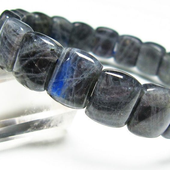 ラブラドライト バングル [M便 1/10] 111-15232