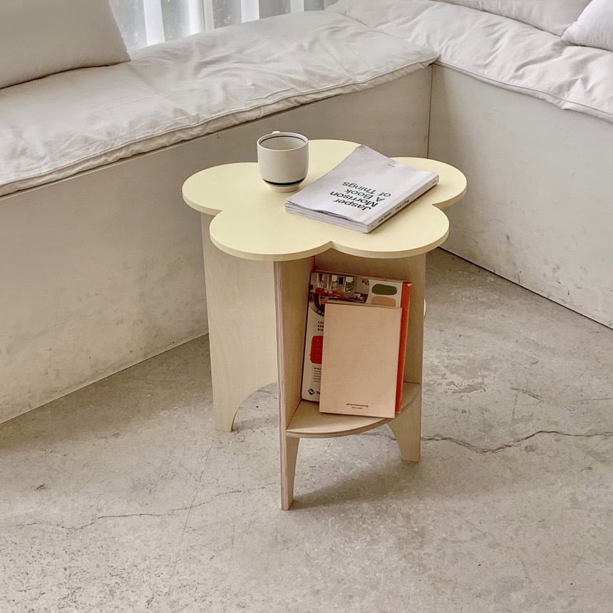 daisy side table / デイジー サイドテーブル レトロ フラワー 花形