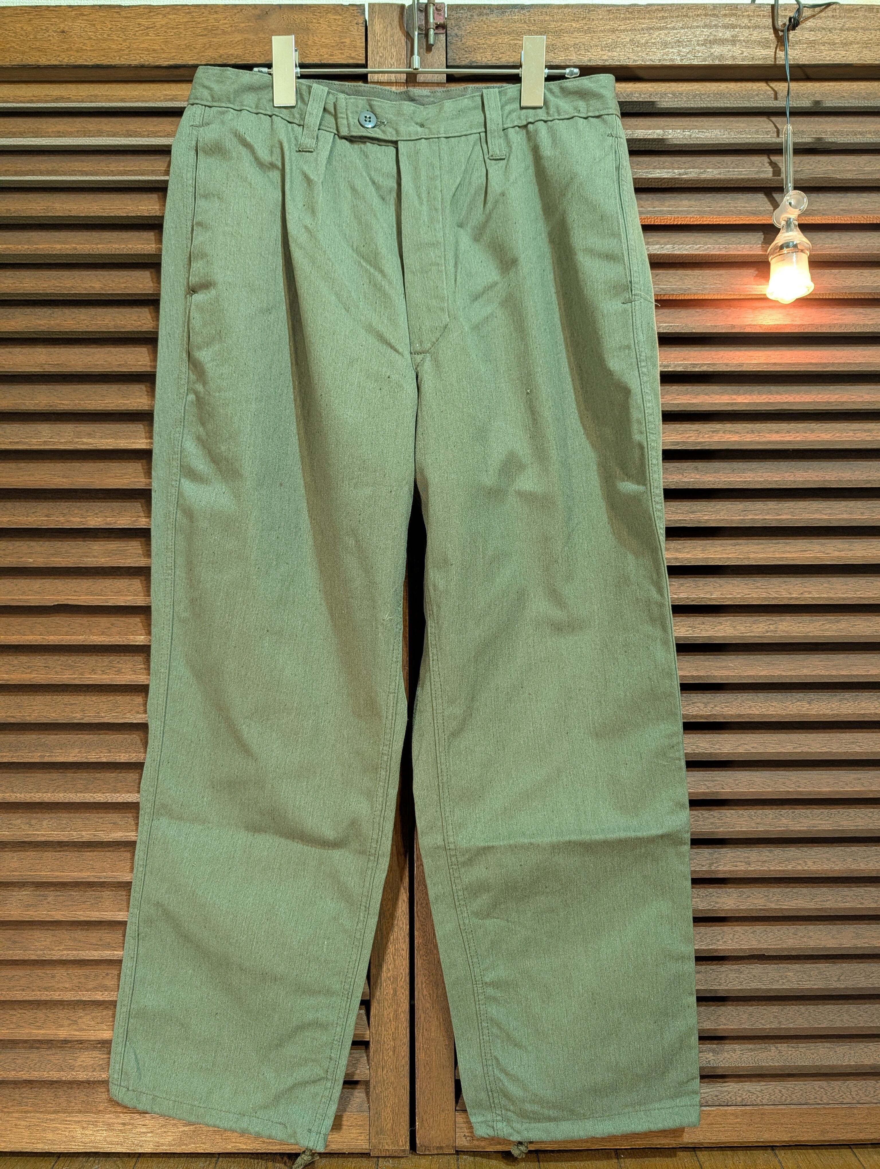 60-70s EastGermany Military Cotton Pants