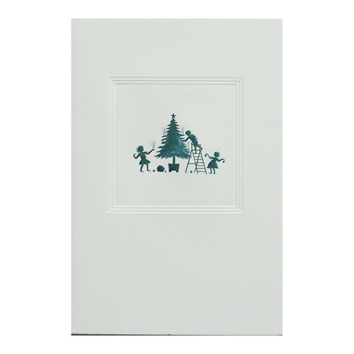 クリスマスカード ベルギー製 [FIRST CARDS] 銅版印刷 2733 クリスマスツリー
