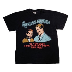 13518 Marilyn Manson Tシャツ 両面プリント L