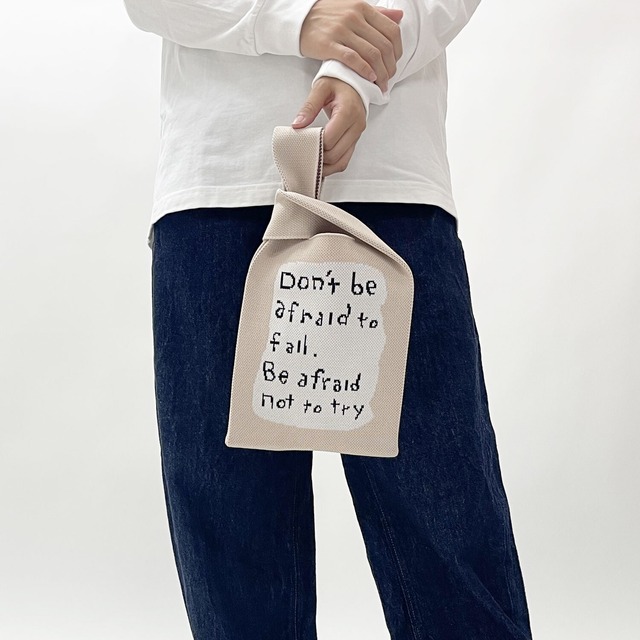 【JIN KITAMURA】KNIT MINI MARCHE BAG  ペンギン ニット ミニマルシェバッグ