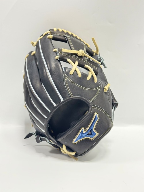 MIZUNO Global Elite Pro-ミズノグローバルエリートプロ　硬式グローブ　高校野球対応　右投げ用　D6型　ブラック×ブロンド 画像
