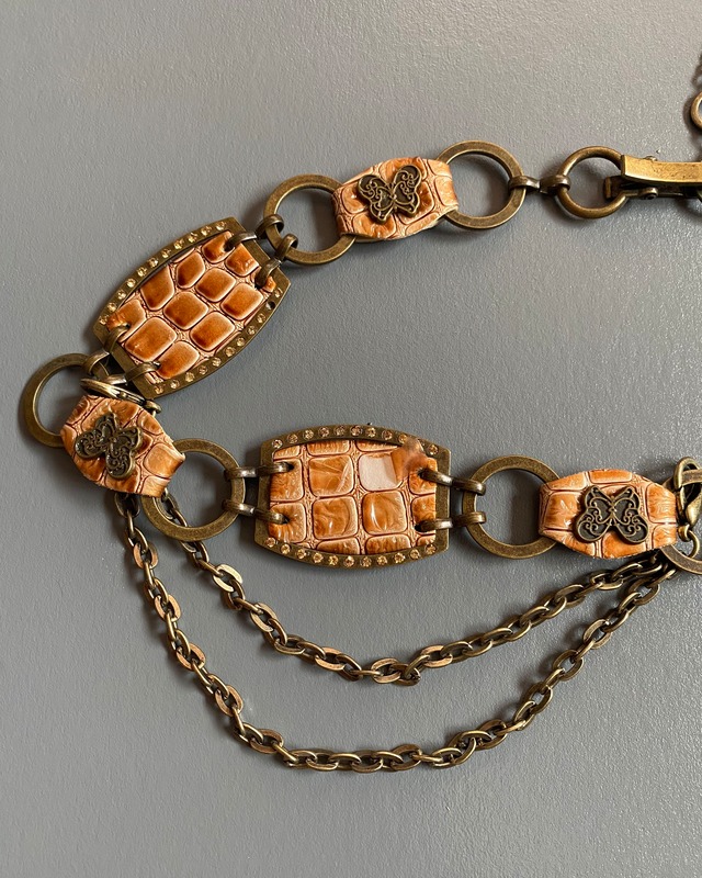 00s butterfly chain belt