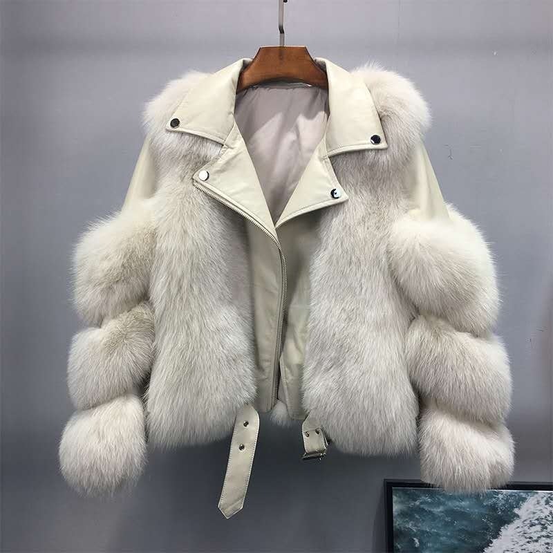 毛皮 ファー ロング ジレ ベスト レザー ジャケット アウター 毛皮 ファー ロング ジレ ベスト レザー ジャケット アウター
