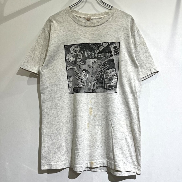90s ANDAZIA M.C Escher Tee Shirts 90年代 アンダジア エッシャー だまし絵 半袖
