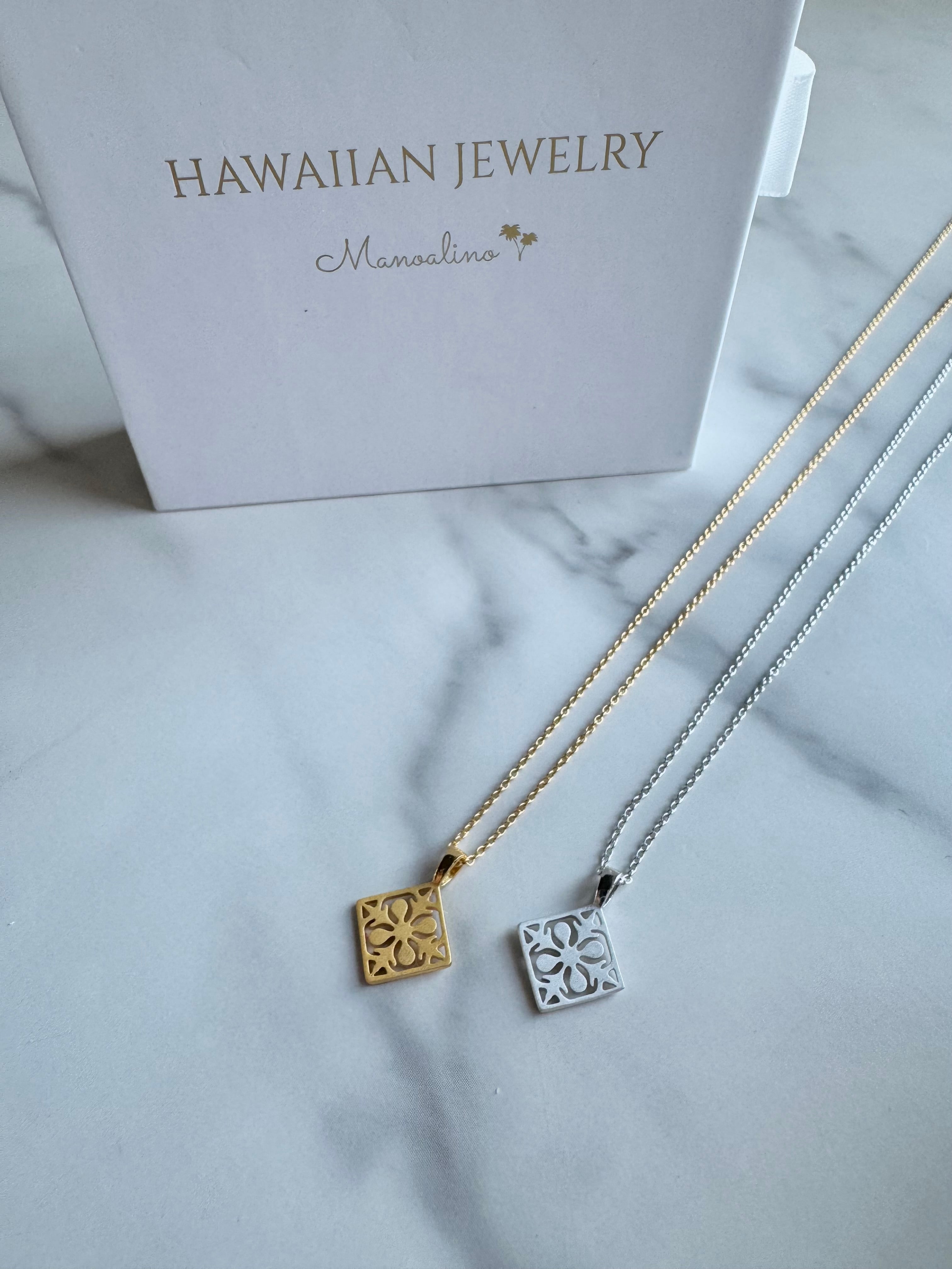 Hawaiian quilt 'Ulu necklace Hawaiianjewelry(ハワイアン Hawaiian quilt 'Ulu necklace Hawaiianjewelry(ハワイアン