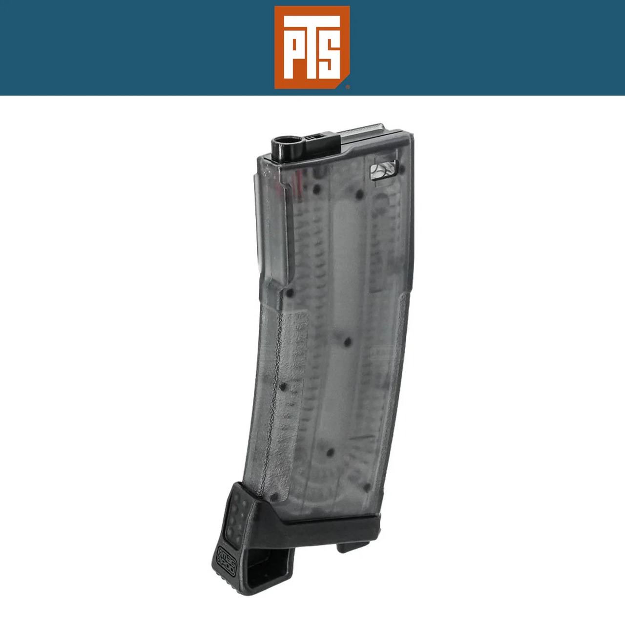 PTS Airsoft Gun Accessories TRM-AR 150 Rounds Magazine With Magpod Base Plate For AR / M4 AEG Airsoft Rifle Series マガジン【スモーク】