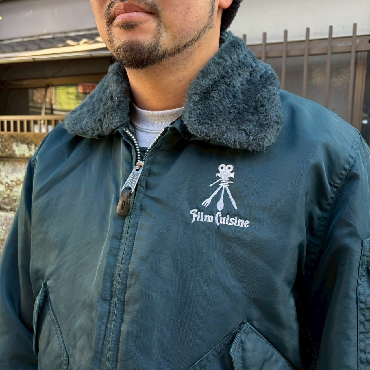 90s フライトジャケット B-15タイプ CWU クルージャケット ボア付き