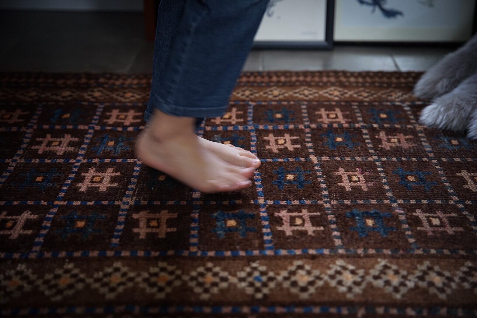 133 -Vintage Taimani rug