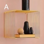 収納 金属 ゴールド シルバー 正方形 スクエア シンプル コンパクト 省スペース おしゃれ 棚 北欧 ミニマリスト 一人暮らし リビングルーム 寝室 本棚