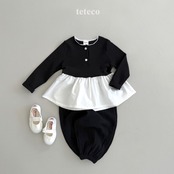 【取寄】teteco ブイネックMTM｜秋服｜韓国子供服｜ 26/AT