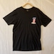 Harley Davidson #1ロゴ Tシャツ ハーレーダビッドソン コットン L 半袖 黒 BLK USA製 バイカー ヴィンテージ Visalia California