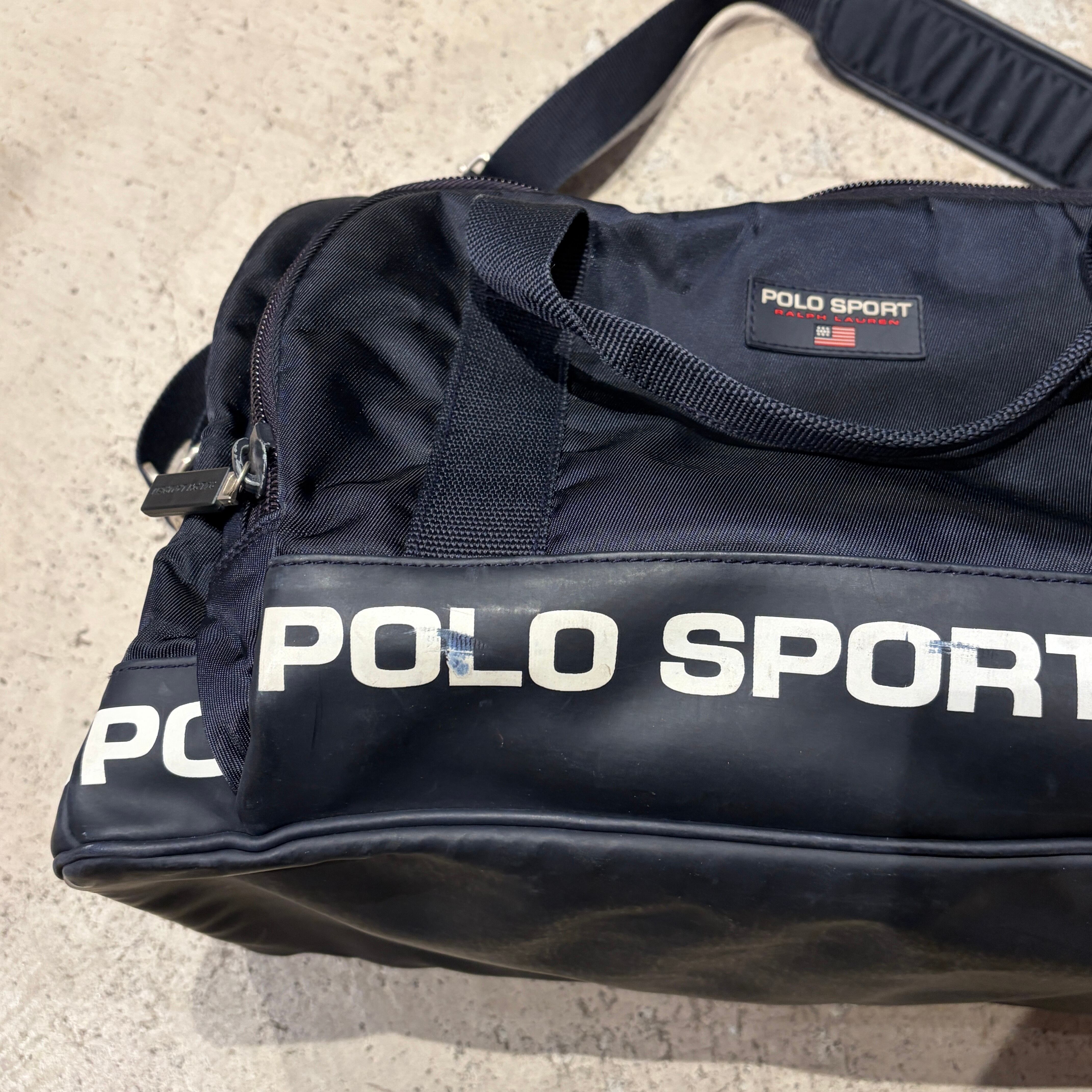 1990s POLO SPORT BOSTON BAG NAVY | safarionline