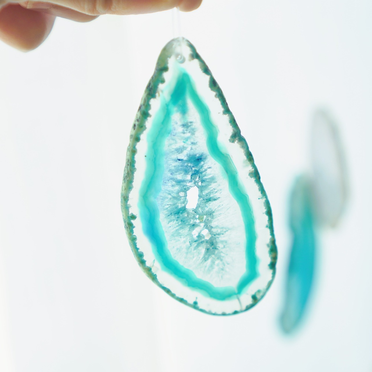 Sea Spray 02 - アゲートヒーリングチャイム / Agate Sun Catcher Wind Chime 084