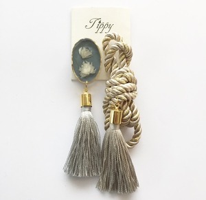 rope tassel pierce / earring