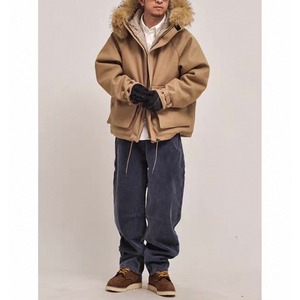 Loose fit corduroy straight pants 1196