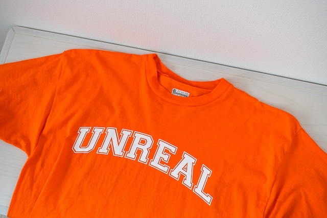 -College logo T SHIRT- orange