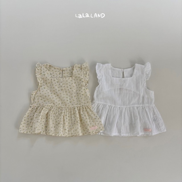 【取寄】lalaland｜milky blouse｜ミルキーブラウス｜XS-XL｜kids｜26 summer