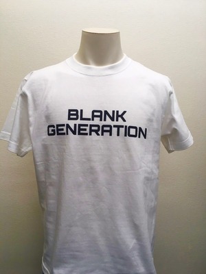 BLANK GENERATION T-SHIRT  :WHT