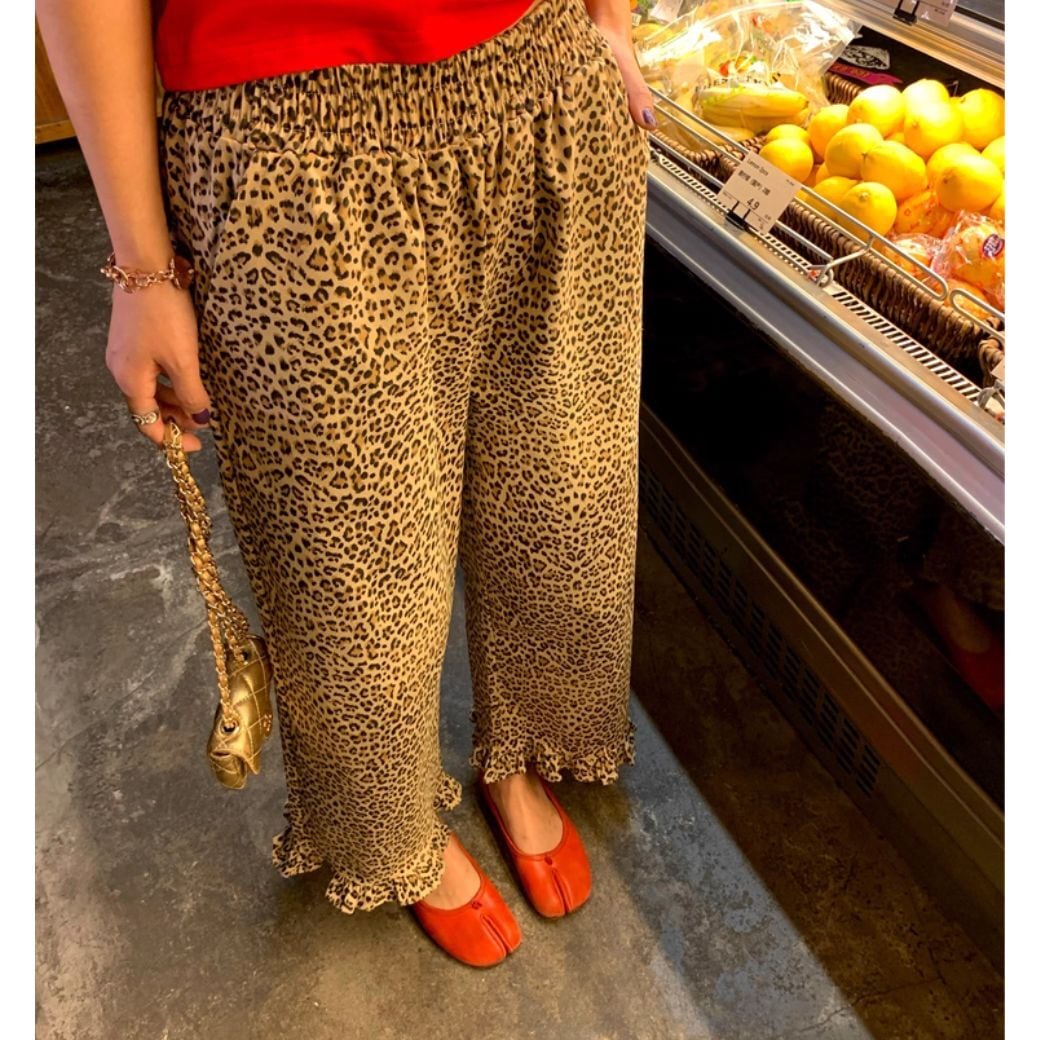 leopard pants
