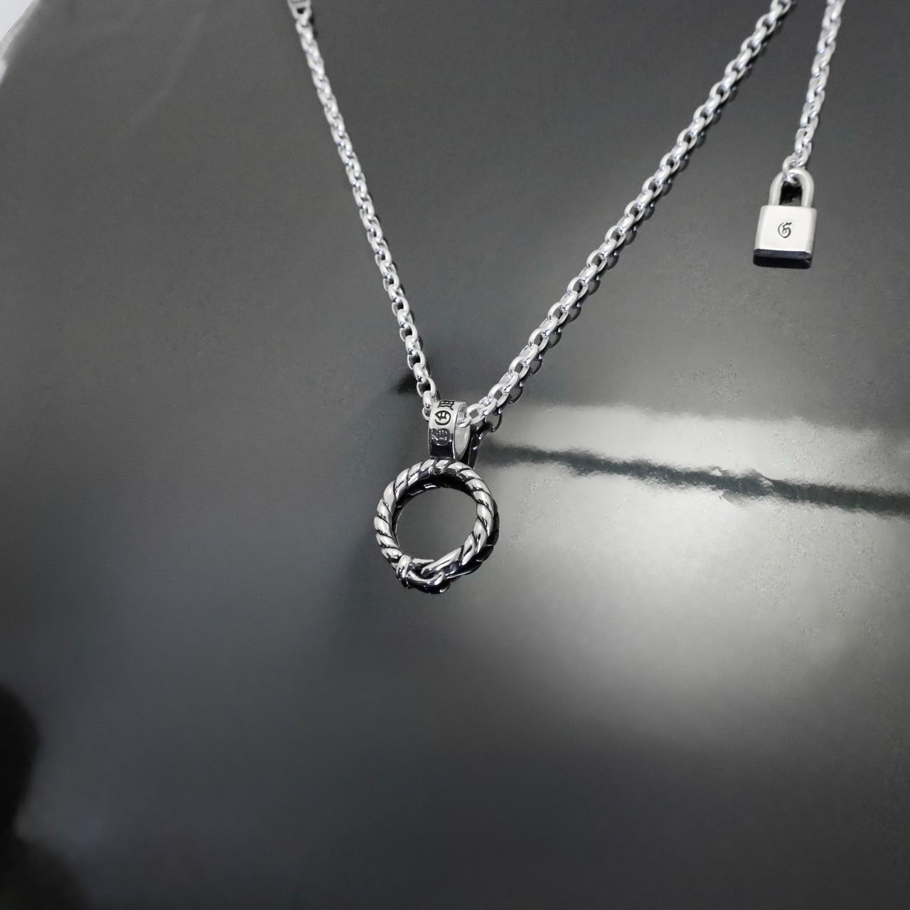 CRUX RING #1 NECKLACE with GODSIZE® I.D. TAG / クラックス・リング #1ネックレス ゴッドサイズ® I.D.タグ