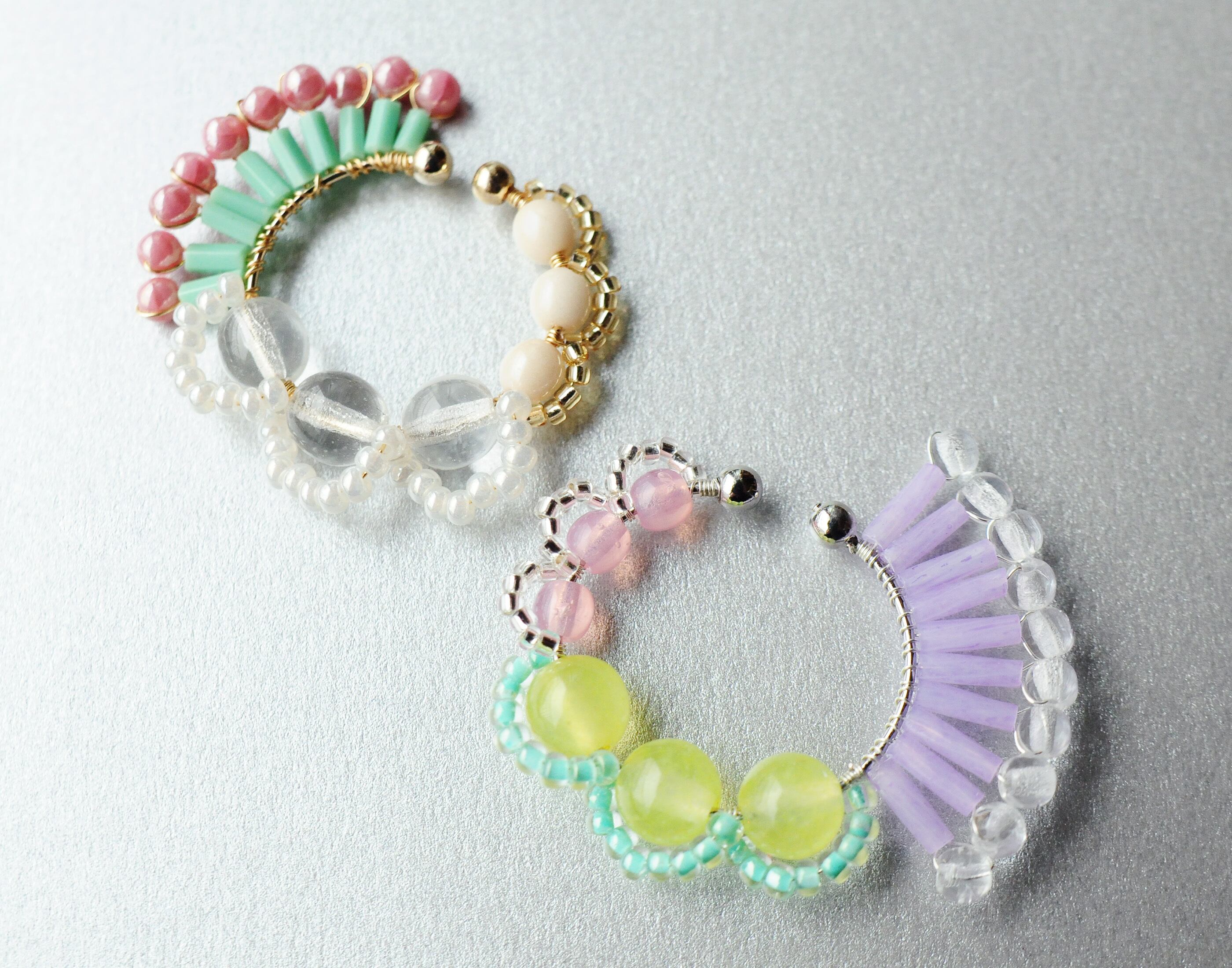 ＜Rollo～イロヅクビジュー～＞イヤーカフ『 ハミングバード/hummingbird 』<F>