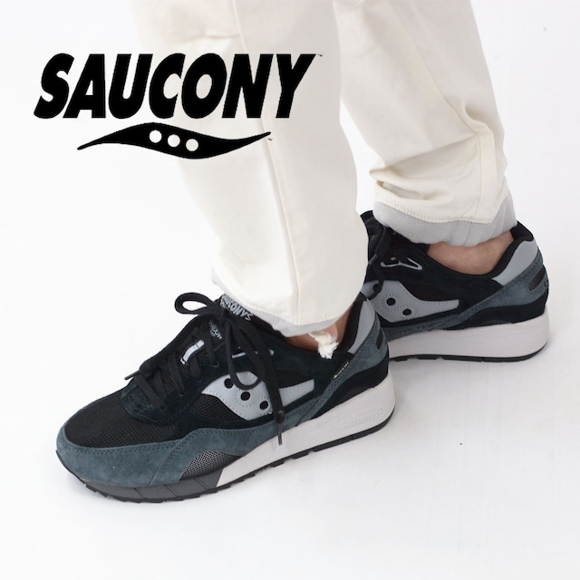 SAUCONY [サッカニー] Shadow 6000 GTX [S70786-3] シャドウ 6000 ゴアテックス・スニーカー・シンプル・カジュアル・天然皮革・スウェード・ローカット・BLACK・MEN'S / LADY'S [2024SS]