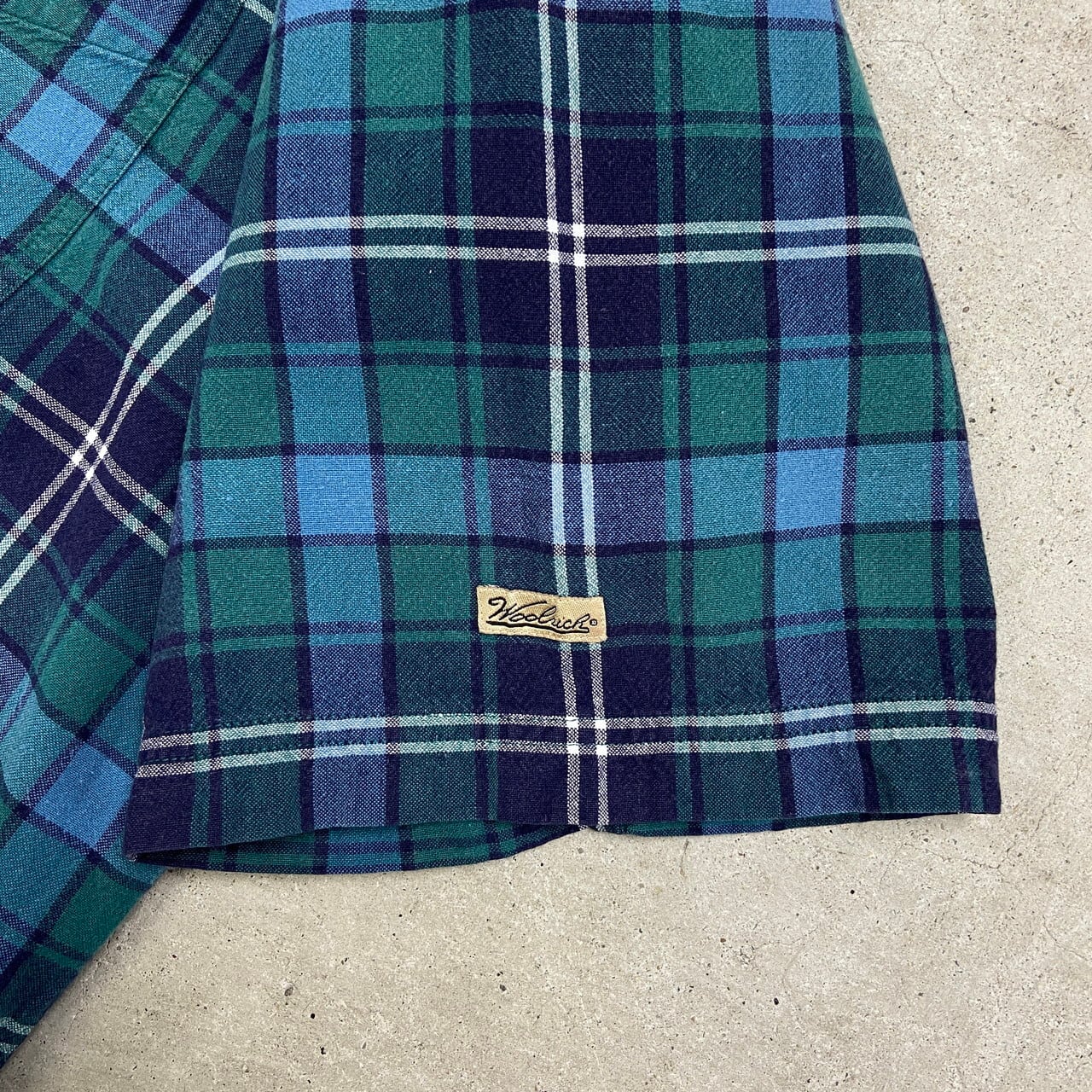 90年代 WOOLRICH ウールリッチ 半袖チェックシャツ メンズXL 古着 90s