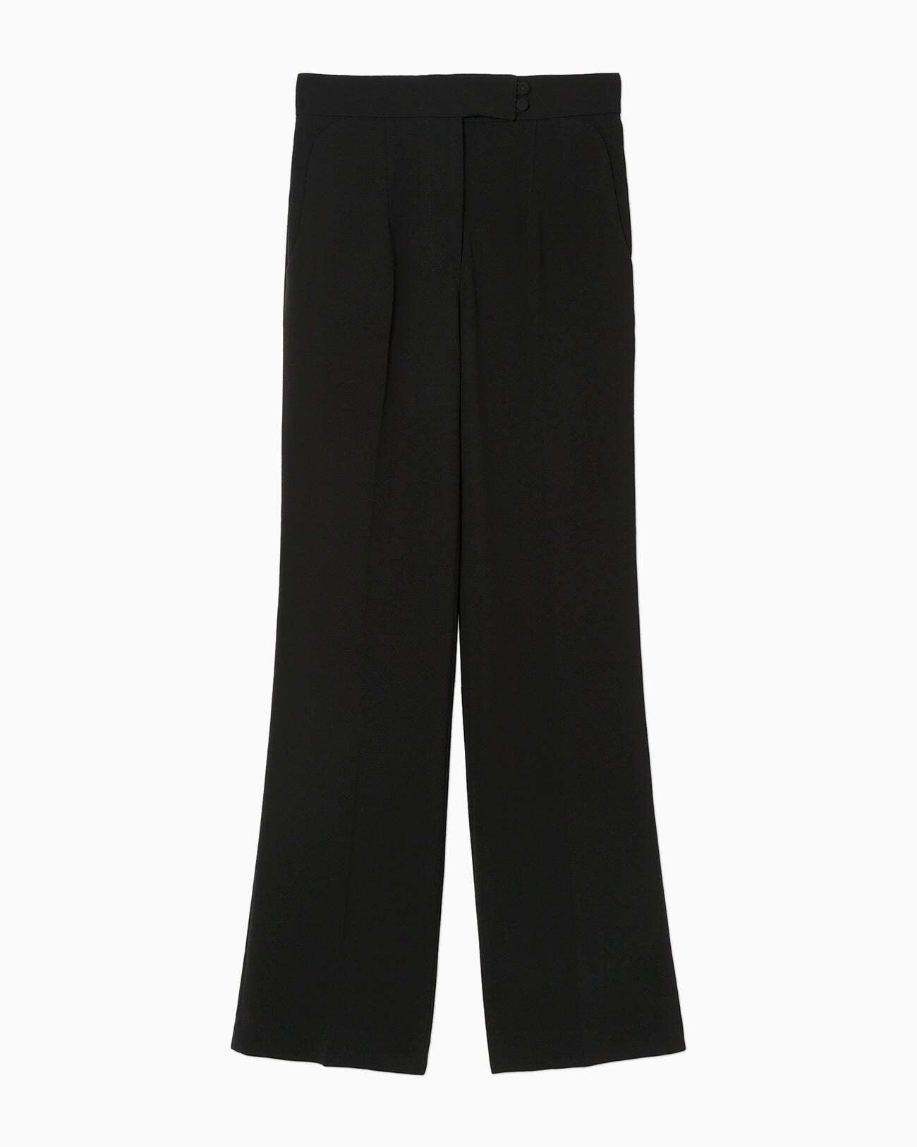 Mame KurogouchiHigh Waisted Center Creased Suit Trousers MMPF