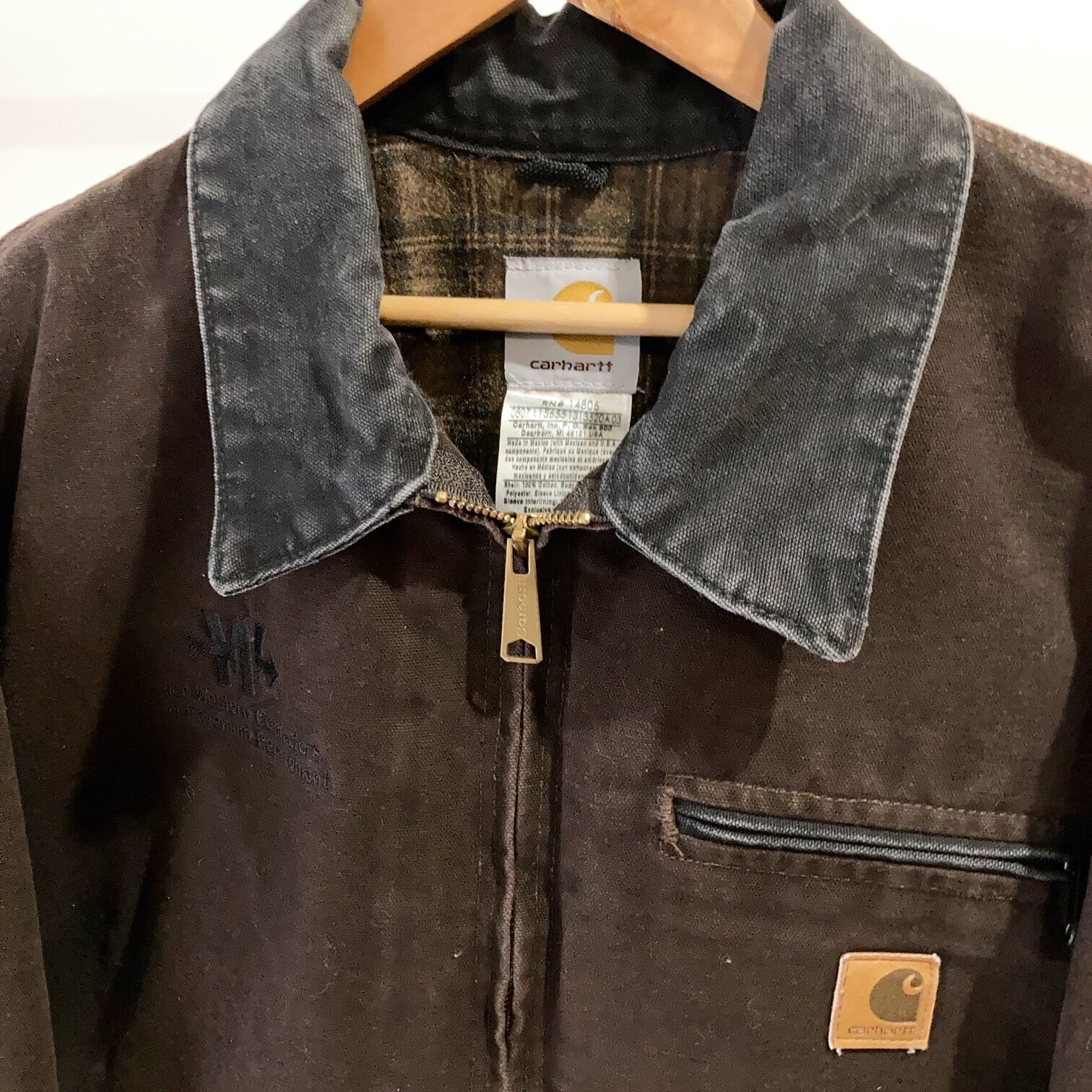 carhartt デトロイトジャケット ダークブラウン ヴィンテージ