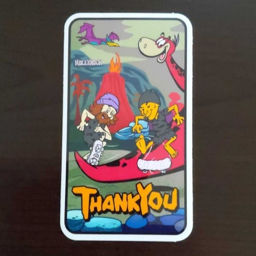 【ST-3】Thank You Skateboard Sticker サンキュー スケートボード ステッカー Daewon Song & Chris Haslam Stoneage