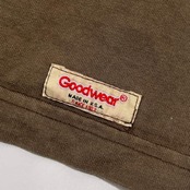 USA製 Goodwear グッドウェア ヘビーウェイト ラグラン 半袖 Tシャツ サイズ L /カーキ×ネイビー系 メンズ