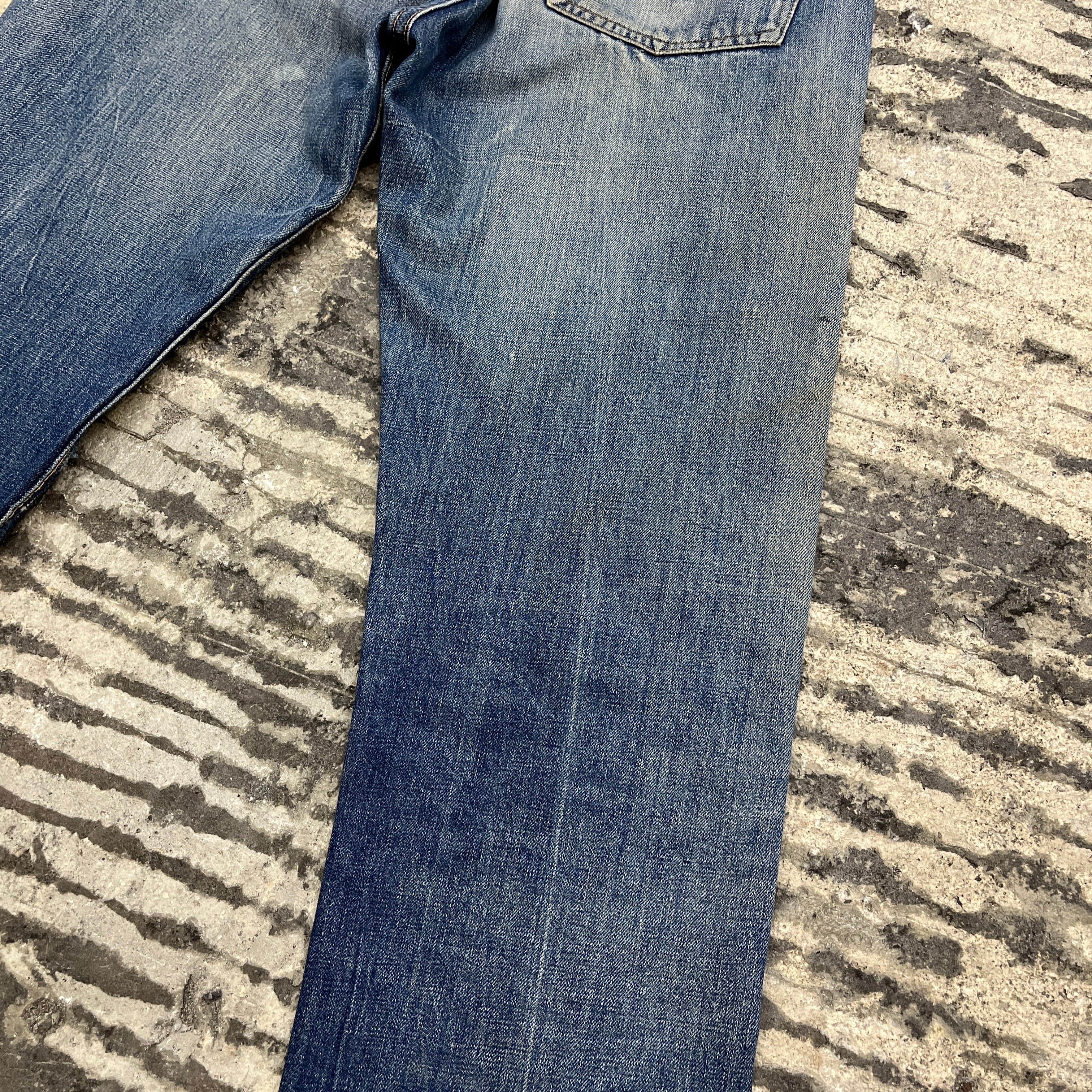 【Levi's 】60s-70's BIGE 501 実寸 W31 L30 相当 60s Levi's 501 Big E 30×31 リーバイス デニムパンツ ボタン裏2 ヴ