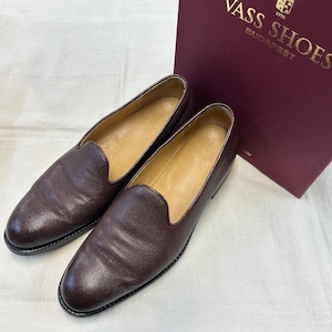 VASS PIN GRAIN LEATHER SLIP-ON《39》