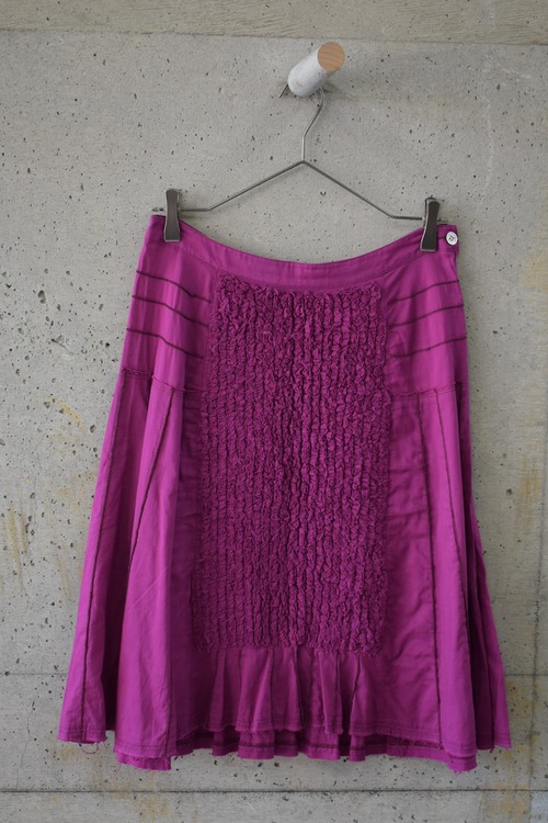 Purple frill skirt