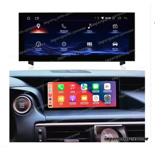 10.25インチ　レクサス　IS 2011-2019　テスラスタイルアンドロイドナビ　アンドロイド１２　-AUC-1092-2