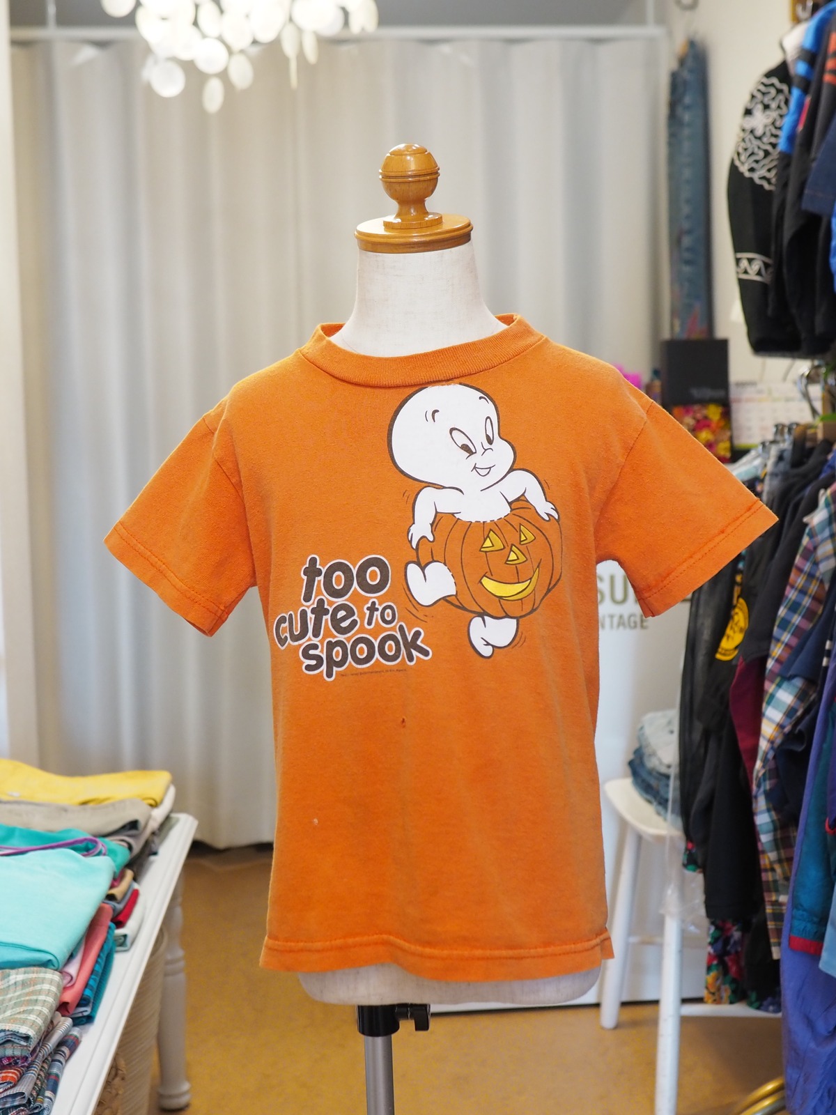 90s 当時物 キャスパー CASPER キャップ 古着 レア 110㎝ キャスパー 